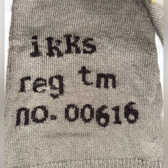 IKKS Girls Light Brown Elbow Patch V neck Knit Sweater & Skirt Set - Picture 7 of 12